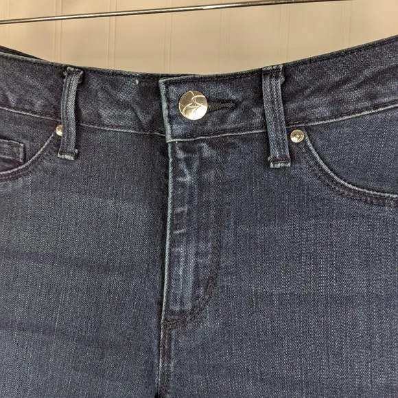 JESSICA SIMPSON Skinny Crop Ankle Zip Jeans Sz 30 - Picture 9 of 11